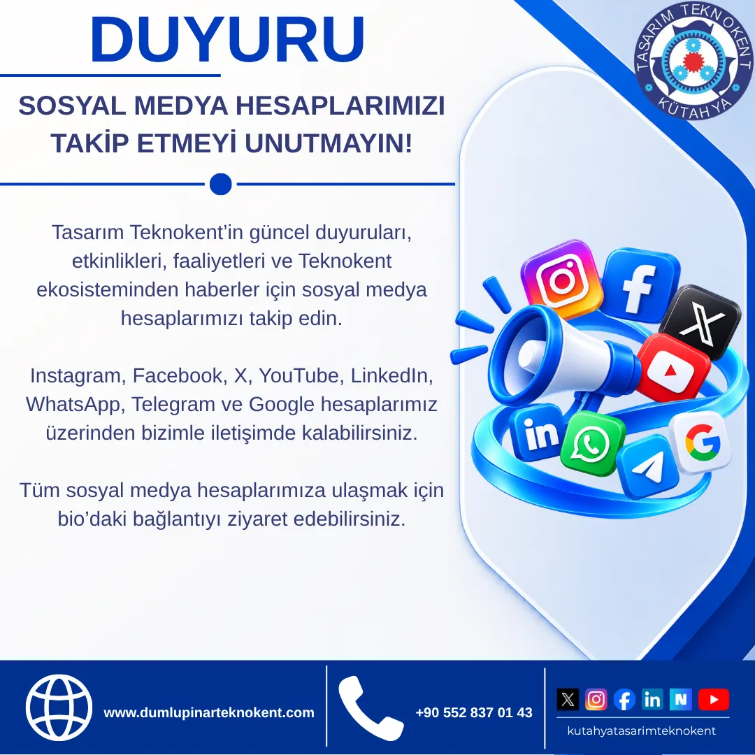 📢 Don't forget to follow our social media accounts!
