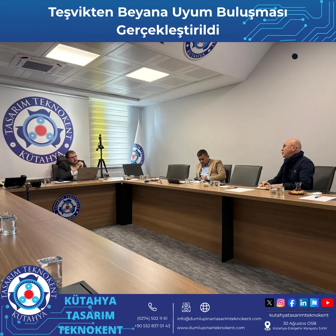 Teşvikten Beyana Uyum Buluşması Gerçekleştirildi