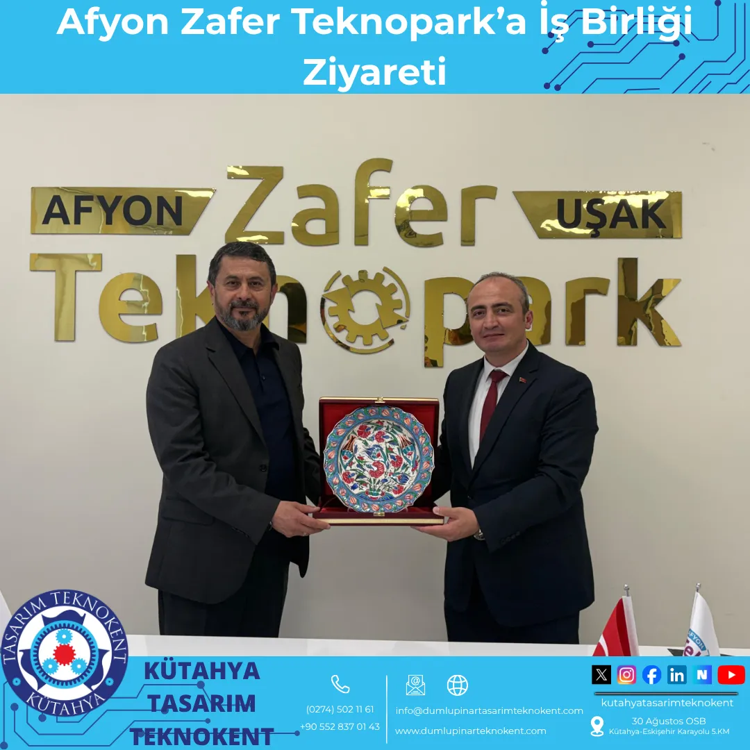 Afyon Zafer Teknopark’a İş Birliği Ziyareti