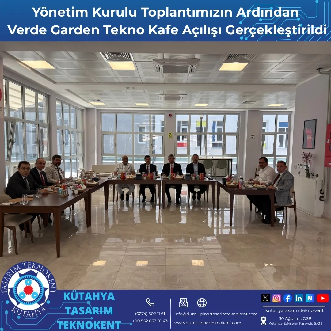 Teknokentimiz Haziran Ayı Olağan Yönetim Kurulu Toplantısı gerçekleştirildi.