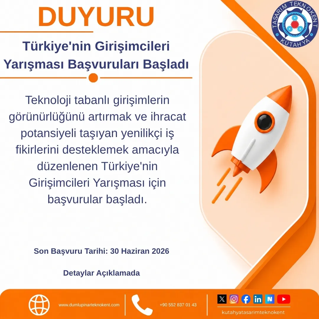 Türkiye İhracatçılar Meclisi (TİM) tarafından düzenlenen Türkiye'nin Girişimcileri Yarışması için başvurular başladı.